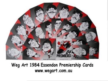 1984 Essendon Prem Cards FREE POSTAGE